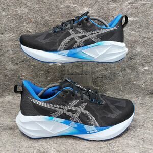 Asics Novablast 5 Sneakers Men's Size 11 Black Blue 1011B974 Running Comfort